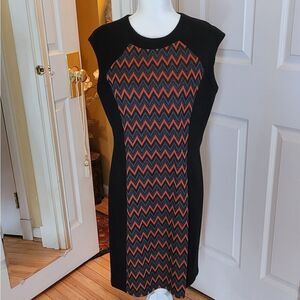 NINE WESTโKNIT SHEATHโDRESS